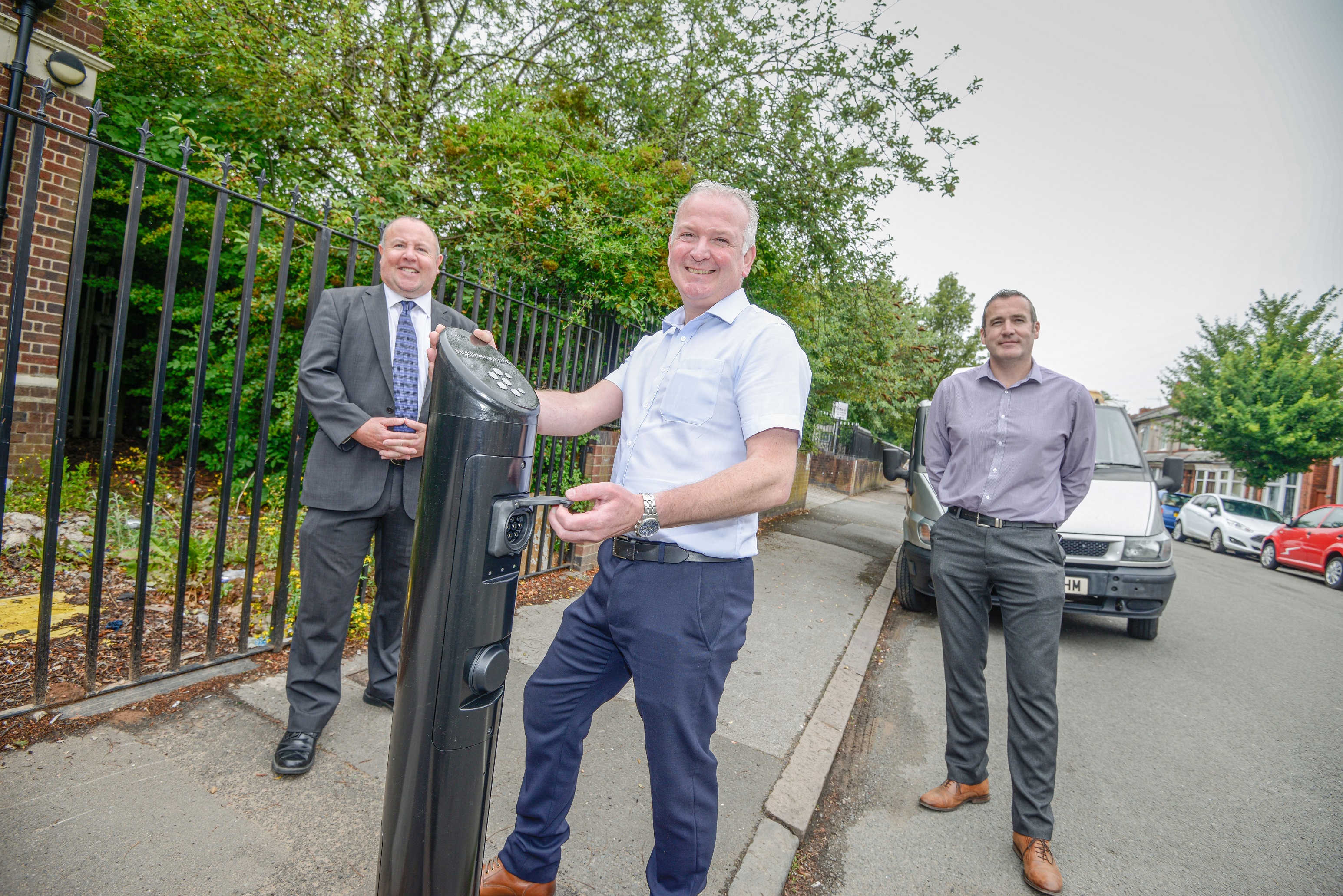 Charging points made by Sarginsons installed across Coventry